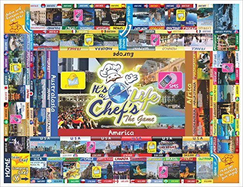 It's a Chef's Life Family Board Game Family Friendly Kids 7+chefs Fun by Cheflife