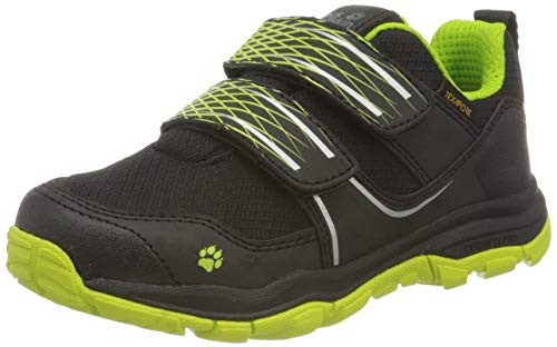 Jack Wolfskin MTN Attack 3 Texapore Low VC K, Zapatillas de Exterior. Unisex niños, Negro Lima, 30 EU