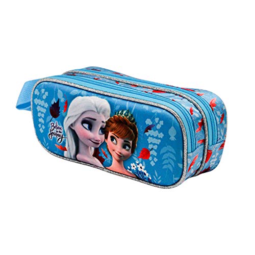 KARACTERMANIA Frozen 2 Look-Estuche Portatodo 3D Doble, Azul