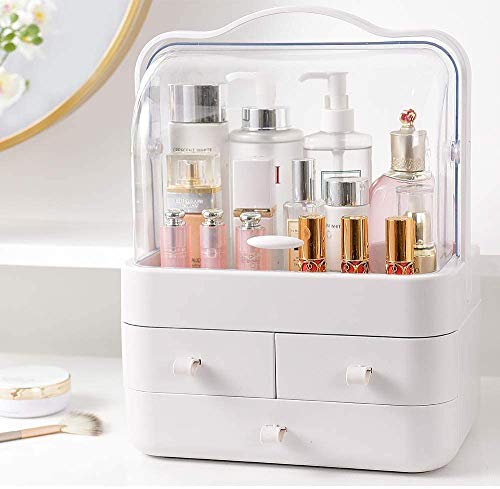 Kertou Organizador del Maquillaje, Cajas de Almacenamiento de Maquillaje, Organizador de joyería multifunción para Maquillaje, Cosméticos Joyería Organizador