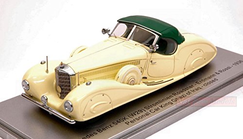 Kess Model KS43037013 Mercedes 540K E & R 1936 Personal Car King Ghazi 1:43 Compatible con