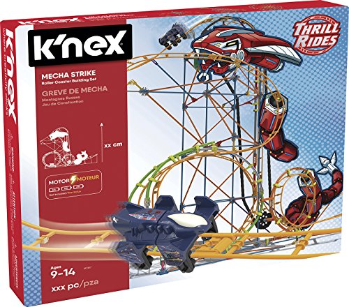 K'nex- Knex Thrill Rides Montaña Rusa Mecha Strike 540 Piezas (Fábrica de Juguetes 41228.0)