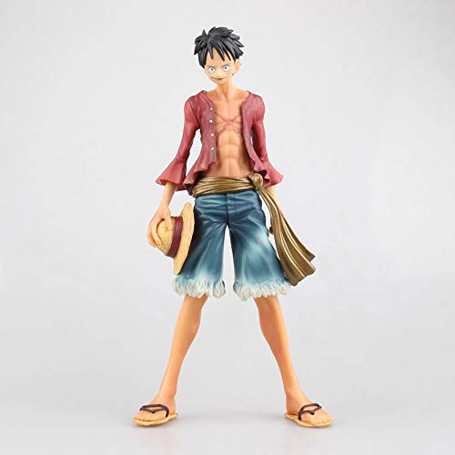 KPSHY One Piece Anime 1st Generation Big Group Luffy Capitán Sombrero de Paja Regimiento Figura Muñeca Decoración Versión Premium Estatua Muñeca Escultura Juguete Decoración Altura 25cm