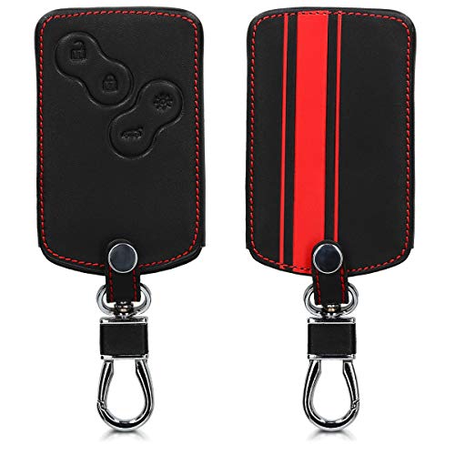 kwmobile Funda Compatible con Renault Llave de Coche de 4 Botones (Solo Keyless Go) - Cubierta de Cuero sintético - Case para Mando y Control de Auto Rally