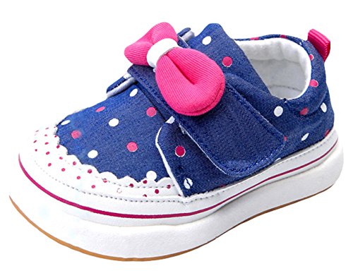 La Vogue Bebe Zapatos Primeros Pasos Casual Deportiva Talla 19/Longitud de Zapatos 13cm Azul