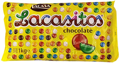 Lacasitos - Chocolate - Gracera de chocolate con leche recubierta con azúcar coloreado - 1 kg