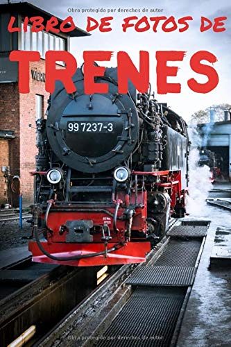 Libro de fotos de trenes: Libro de ilustraciones para niños y más - Libro de ilustraciones para ancianos con demencia - Perfecto para el alivio del dolor del Alzheimer