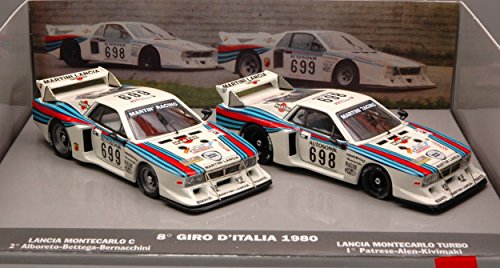 Lorenzi LO0225 Lancia Beta Martini N.698/699 Pz.2 1:43 MODELLINO Die Cast Model Compatible con