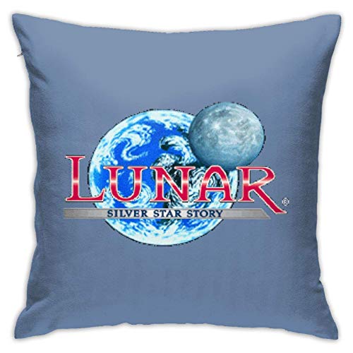 maichengxuan Lunar Silver Star - Fundas de almohada con capucha y cremallera, fundas de cojín para el suelo, fundas de cojín, fundas de respaldo, interior de cojín