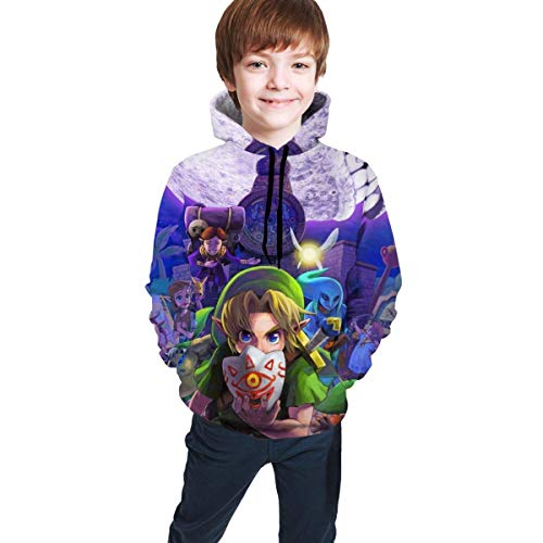 maichengxuan Zelda 3 Novedad Juvenil Sudaderas con capucha fresca para adolescentes