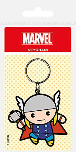 Marvel - Comics goma llavero de Kawaii Llavero Thor 6 cm Pirámide Internacional