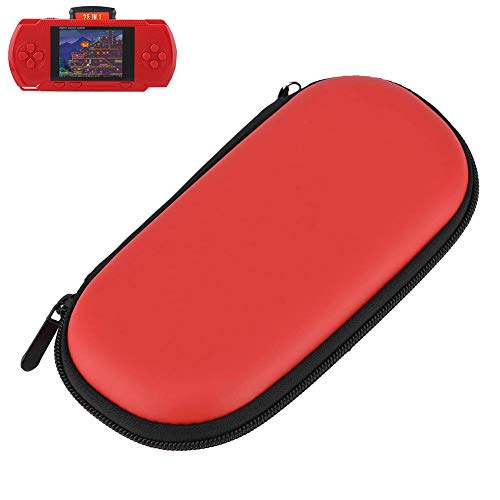 Mavis Laven Estuche rígido de protección PS Vita, Funda Protectora Antideslizante Organizador de Viaje Bolsa de Transporte con Protector de Pantalla para Sony Playstation Vita(Rojo)