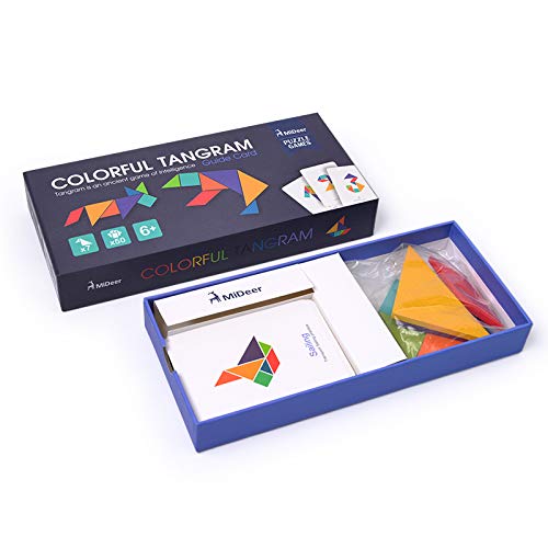 Mideer-MI Deer Set Tangram, Multicolor, 23.5 x 11 x 3.6 cm (MD1035)