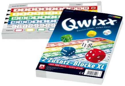 NSV - 4021 - QWIXX - XL - Bloques de substitución - Juego de Dados