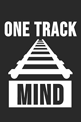 One Track Mind: 6 x 9 Squared Notebook for Model Builder, Train Driver