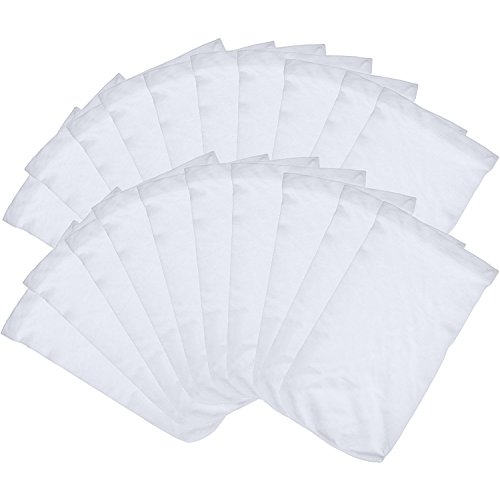 Outus Calcetín de Filtro de Piscina, Filtro de Tela de Nylon Elástico Durable de Piscinas, Blanco (20 Piezas)