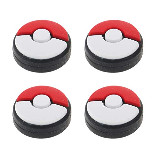 perfk Pokeball Plus Joystick Grip Cover para Switch Joycon Analógico Stick Controlador Cap Tapa de Reparación