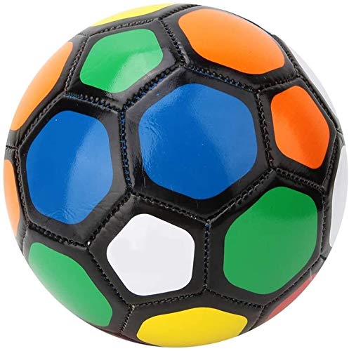Plztou Balón de fútbol Infantil al Aire Libre Juego de Entrenamiento Fútbol No.2 Ball Sport Match Football 13cm / 5.1 Pulgadas de Cuero Blando Resistente al Desgaste Inflable