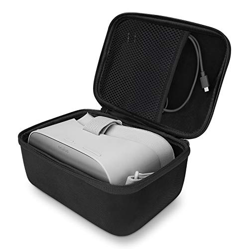 ProCase Funda de Viaje para Oculus Go Gafa VR, Estuche Rígida de Transporte Antigolpes, Caja Protectora de Almacenamiento para Oculus Go Visor de Realidad Virtual Independiente -Negro