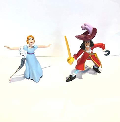 Promohobby Pack 2 Figuras Disney Capitan garfio y Wendy