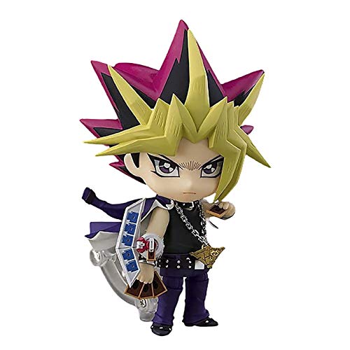 QINGQING Yu-Gi-Oh!Duel Monsters Figura Yami Yugi Nendoroid Movable Toy 4 Pulgadas