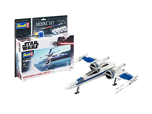 Revell- Model Set Resistance X-Wing Fighter Luke Skywalker Kit plástico, Multicolor, 1/50 (66744)
