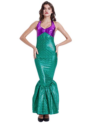 ShiyiUP Disfraces para Halloween Vestido de Sirena