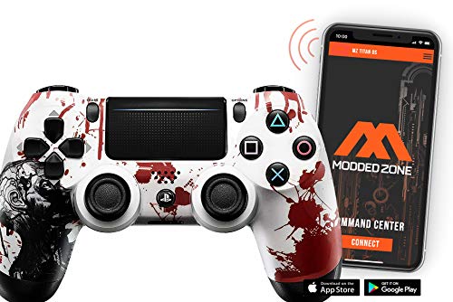 Smart Zombie PS4 PRO Rapid Fire controlador modificado personalizado para todos los principales juegos de disparos, Warzone y más (CUH-ZCT2U)
