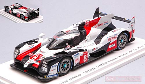 Spark Model S43LM19 Toyota TS050 Hybrid N.8 LM 2019 F.Alonso-BUEMI-NAKAJIMA 1:43 Compatible con