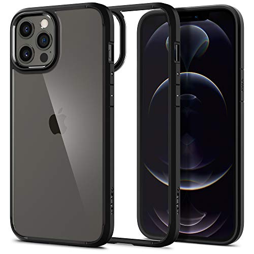 Spigen Funda Ultra Hybrid Compatible con iPhone 12 Pro MAX - Negro