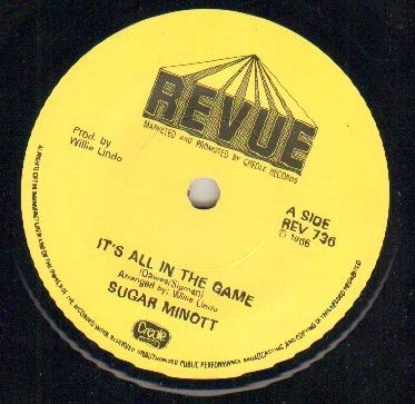 SUGAR MINOTT - IT'S ALL IN THE GAME - 7 inch vinyl / 45