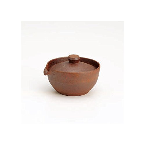 TOKYO MATCHA SELECTION - Kiyomizu-yaki Hohin kyusu - Yakishime (150cc/ml) Japanese pottery ceramic teapot [Standard ship by Int'l e-packet: with Tracking & Insurance]