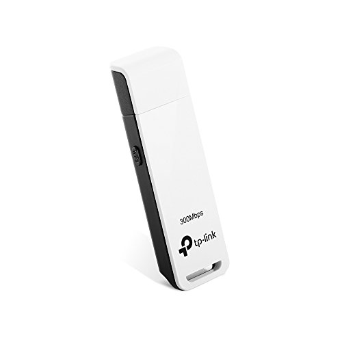 TP-Link Adaptador wifi USB inalámbrico Compatible con Raspberry Pi, N 300Mbps, MI-MO, WPS, AP soft (TL-WN821N)