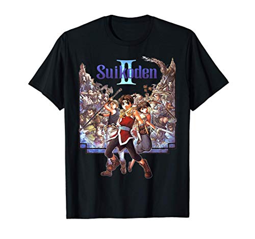 US Konami Suikoden II Box Art 01 Camiseta