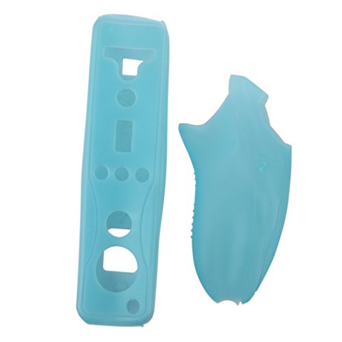 Varadyle Funda Carcasa de Silicona para Remoto & Controlador Nunchuck