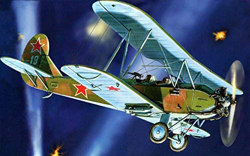 Visionpz Nuevos Puzzles para Adultos Niños 1000 Piezas u-2 Biplane Rompecabezas de desafío para Adolescentes y Adultos Regalos de cumpleaños de Navidad Juguetes Rompecabezas 75x50cm