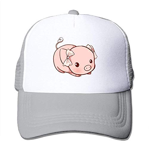 Wdskbg Cute Cartoon Pig Adjustable Sports Mesh Baseball Caps Trucker Cap Sun Hats New14