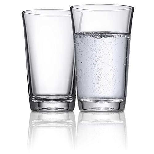 WMF - Juego de 2 vasos altos de cristal para agua 0,25l - 12,4cm, colección Basic