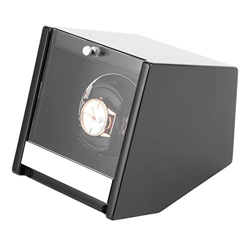 wosume Enrollador de Reloj, Caja de presentación de Cajas de enrollador de Reloj mecánico automático, Almohada Ajustable, sin Ruido, hogar 100-240 V(EU Plug)