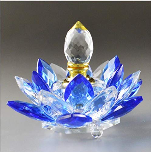 youjiu Suerte Mopec Decorativas Cristal De Loto Botella De Perfume Artesanía Decoración De La Boda Longitud 10 Centímetros Altura 8 Centímetros