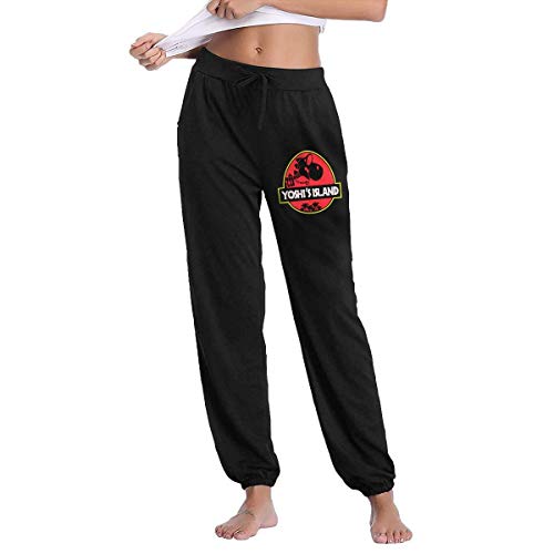 Yuanmeiju Yoshi's Island&Jurassic Park Women's Pantalones Deportivos,Pantalones Deportivos for Women's