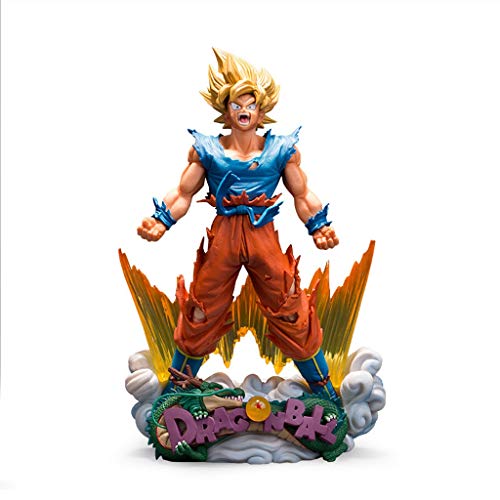 YUEDAI Anime Alrededor de Dragon Ball Saiyan Sun Wukong Modelo de muñeca Decoraciones de Anime 23 cm