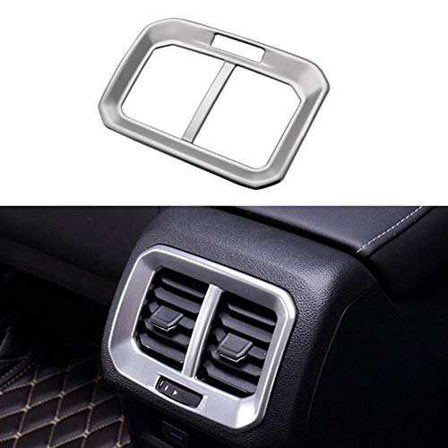 Yueng ABS Matt Interior Aire Acondicionado Trasero Vent Decorativo Cubierta Trim 1 Paquete