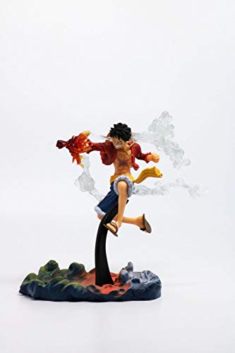 YZDMC TTGoma Fire Fist Gun Battle Edition Luffy Figuarts ZER Figura Modelo Decoración-Pistola de puño de Goma Luffy