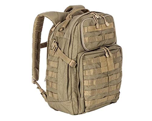 5.11 Tactical Rush - Mochilas tipo casual con cierre de cremallera, color marrón