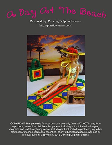 A Day At The Beach: Plastic Canvas Pattern (English Edition)