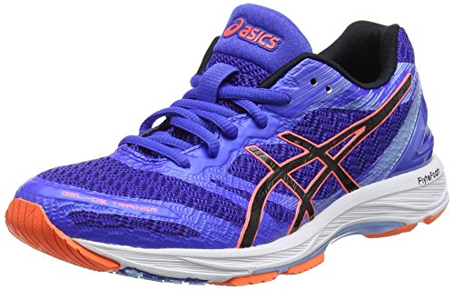 Asics Gel-DS Trainer 22, Zapatillas de Running Mujer, Azul (Blue Purple/Black/Flash Coral), 37.5 EU