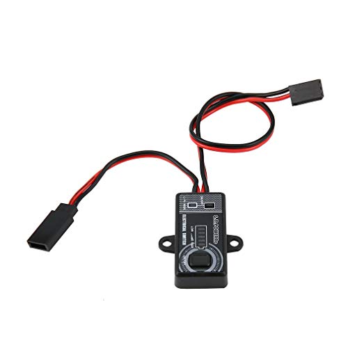 Ba30DEllylelly 14A / 5V-10V Control Remoto Interruptor electrónico Piezas RC con Pantalla LCD para RC UAV Quadcopter Coche Drone Modelo