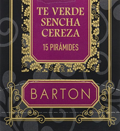 Barton Té Verde Sencha Cereza, Pirámides - 15 pirámides