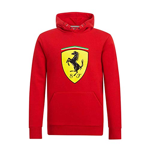 Branded Sports Merchandising B.V. Scuderia Ferrari F1 - Sudadera con capucha para niños, color rojo, 5-6 Años, Rojo